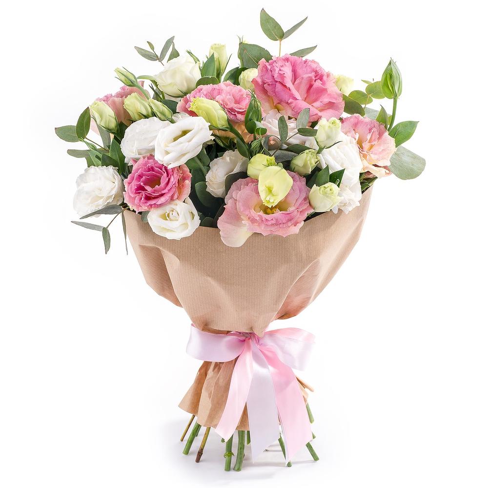 Букет из эустомы 