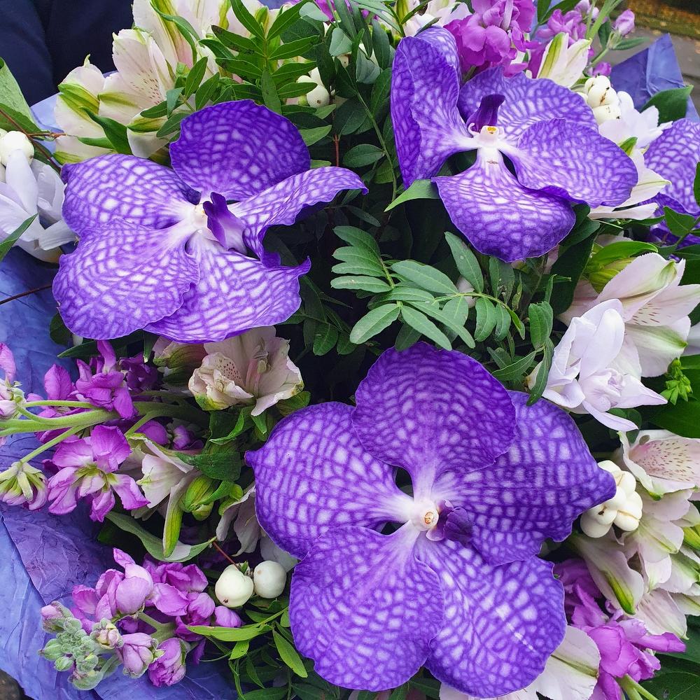 Букет с вандой 